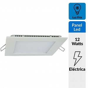Panel LED embutido cuadrado 12W frío | Sodimac - Falabella