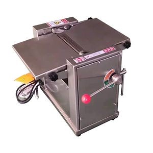[Hot Item] Large Commercial 220V 300mm Blade Length Commercial Pig Skin Removal Machine Pork Skin Cutting Machine Meat Slicer Restaurant