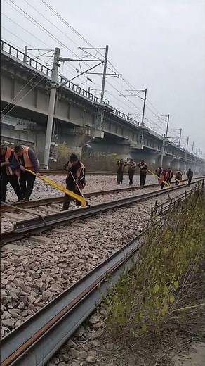 Rail Track Lifting and Positioning Process