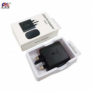[Hot Item] Hot Selling 1: 1 Logo 25W USB-C Pd Adapter EU Us UK Plug Type C Travel Power Adapter Phone Charger