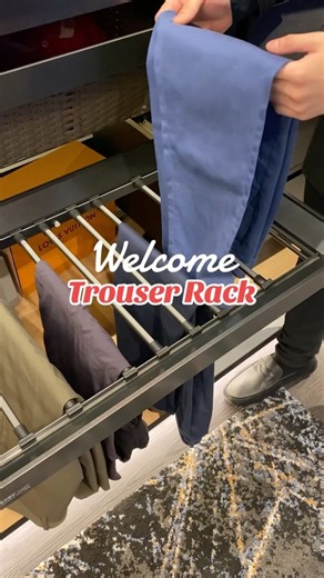 Presenting the Excel Trouser Rack!  Crafted from high-quality...