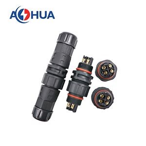 [Hot Item] M20 Male Female Waterproof LED Strip Circular 4 Pin Connector IP67