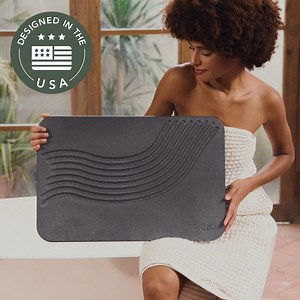 Natural Diatomaceous Earth Bath Mat: Quick Dry, Anti-slip Stone - Etsy