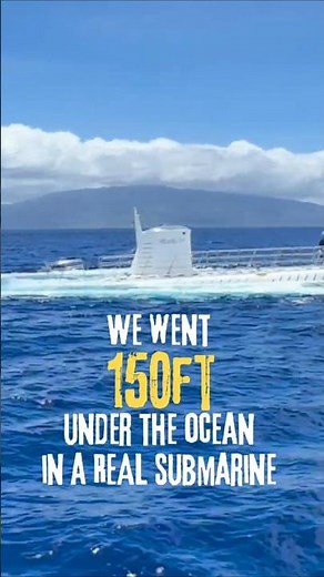 What’s 150ft Under the Ocean? 🌊 Submarine Tour in Hawaii! #shorts