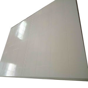 [Hot Item] Cultured Marble White Shower Wall Panel Shower Surround Panles 12X24 Smooth with Belt Line