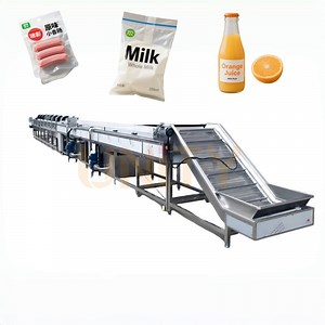 [Hot Item] Sausage Pasteurizer Tunnel Steam Type Food Meat Pasteurizer Pasteurization Machine Juice Snacks Sausage Tunnel Pasteurizer