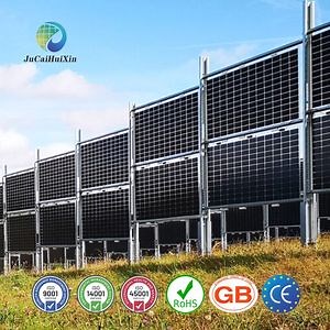 [Hot Item] Solar Fence Vertical Stand Ground Mounting Solar Farm Racking Ground Solar Panel Mounts Solar Bracket Wall