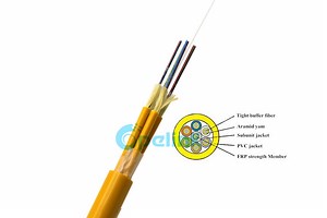 [Hot Item] Breakout Optical Fiber Cable, Gjbfjv Multi-Fiber Optical Cable, Singlemode Indoor Cabling Fiber Optic Cable
