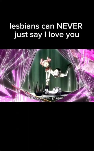 lesbians can NEVER just say I love you #madokamagica #alien #stage #alienstage #tadc #yuri