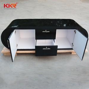 [Hot Item] Customized Modern Furniture Solid Surface Office Desk