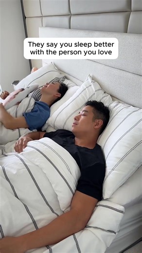 The truth about sleeping next to my husband 😴🤨 #couple #relationship #marriedlife | The Weenie Family