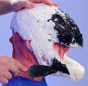 Proses pembuatan topeng casting! Anda dapat mengulanginya di rumah! | Kerajinan 5-Menit