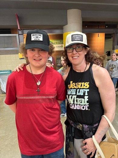 #MercyMe #icouldonlyimagine #happydance #bartmillard #cancersurvivor #godson #GoodnessOfGod #faithhopeandlove | Heidi Jo Schwichtenberg