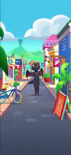[my talking Angela 2] glitch naked black cat piekunia and shopping glitch #mytalkingangela2