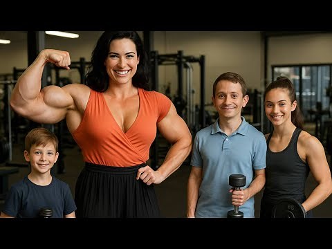 REAL LIFE FEMALE MUSCLE MONSTER : ESTHER , IFBB PRO BODYBUILDER
