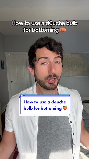 How to use a douche when preparing to bottom 🍑 #bottomingtips #douching #queertiktok #gay #bottoming