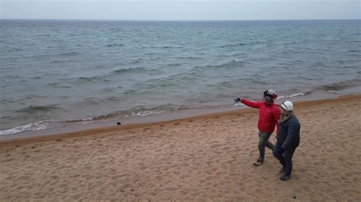 6.2K views · 132 reactions | A nice flight around Lake Tahoe a couple weeks ago as Lara and I walk the beach. Longer video coming out soon. Enjoy the views! | Adventures With Jeff Martinez | Facebook