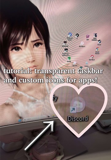 Transparent Taskbar Tutorial with Custom App Icons