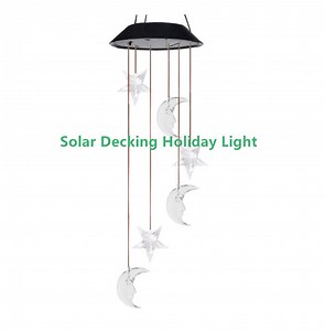 [Hot Item] Multi-LED Color Changing Solar Lights String Hanging Light Waterproof Outdoor Solar Wind Lights Chimes