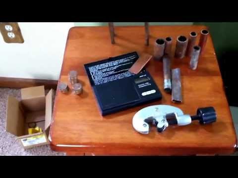 How to make copper bars with out melting pennies