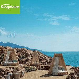 [Hot Item] Elegant Teak Daybed for Outdoor Garden and Patio Relaxation