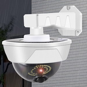 [Hot Item] with Solar Panel Simulation Camera Monitoring Lights Human Body Induction Wall Light