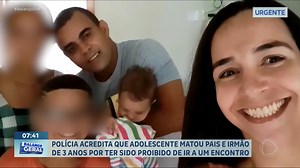 152K views · 2.7K reactions | Um adolescente de 14 anos confessou ter assassinado o pai, a mãe e o irmão caçula em Itaperuna (RJ). A família foi encontrada morta no quintal da casa onde moravam. O jovem afirmou que os pais desaprovavam seu relacionamento e também tinha interesse em receber o FGTS do pai #BalançoGeral #NotíciasBGManhã | RECORD | Facebook