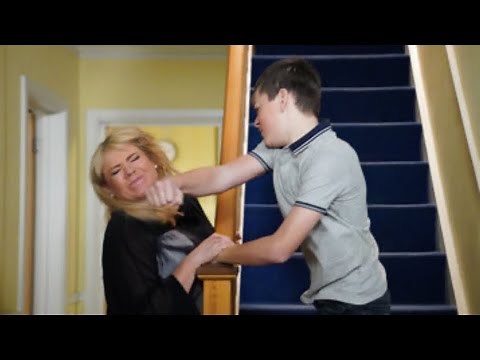 EastEnders - Dennis Rickman Jr Punches Sharon Mitchell (11th April 2019)