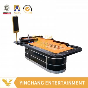 [Hot Item] Luxury Wooden Game Table Roulette Table De Roulette Wheel Casino Table for Sale