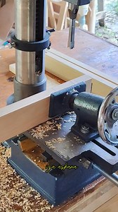 an activity that is always a favorite is making holes. 😁 #woodwork #woodworker #woodcraft #diy #carpenter | Iza Askana