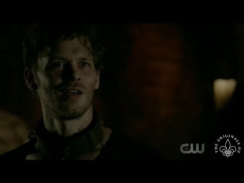The Originals 4x01 Marcel daggers Klaus with the Papa Tunde blade "Deep down inside you are weak"