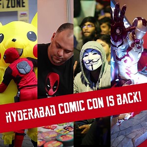 #Hyderabad! #ComicCon is this weekend! We've curated the biggest pop-culture event for all you geeks! Check out these highlights & we bet you won't be able to resist attending it! Book passes now---> http://bit.ly/2ycZHJu | Comic Con India