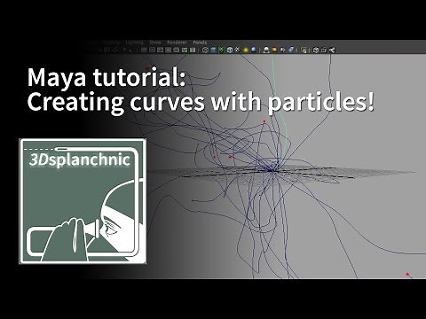 Maya: creating curves with particles