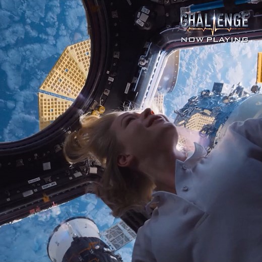 Witness history in the making with "The Challenge", the first feature film shot in outer space with a talented cast and crew delivering a gripping story. 🪐🎬 #SpaceFilm #Innovation #TheChallenge In Cinemas NOW. | Four Star Films Middle East