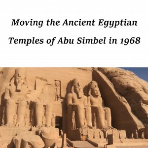 31 reactions | Moving the Ancient Egyptian Temples of Abu Simbel in 1968 | Gulana Bar | Facebook