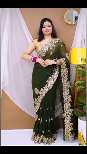 😯Beautiful saree from meesho....😘😍#meeshofinds#flipcardfinds#trendingsaree#wishlinked#viral#
