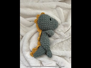 Ziggy the Dinosaur - Crochet Snuggler - Etsy Canada