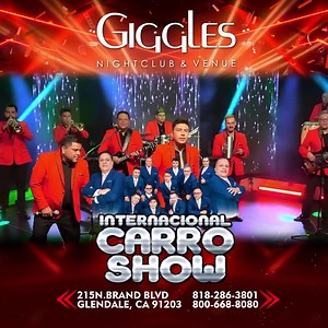Viernes 15 de marzo en giggles night club boletos aquí ticketon.com/event/carrogiggles INTERNACIONAL CARRO SHOW Y SONIDO CÓNDOR puertas abren 9:00 pm llega temprano Glendale ca | RGR tropical nights