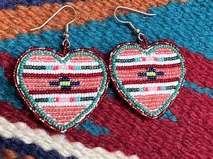 Crow Indian Beaded Earrings - Etsy