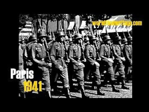 1941 Paris - Deutsche Besatzung - große Militärparade 1