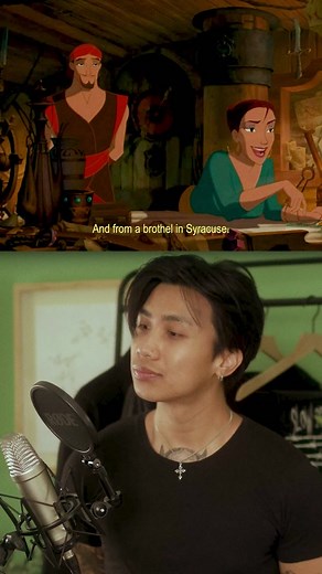 Voicing Sinbad from Sinbad: Legend of the Seven Seas #acting #sinbad #voiceactor #filmtok #animation