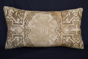 Coussin lombaire : housse de coussin oushak turc vintage (16 x 29) - Etsy France