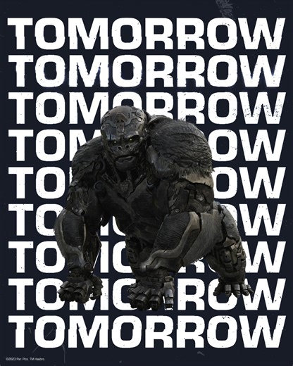 Prepare to go PRIMAL. #Transformers: #RiseOfTheBeasts rolls out in theatres TOMORROW. | Transformers