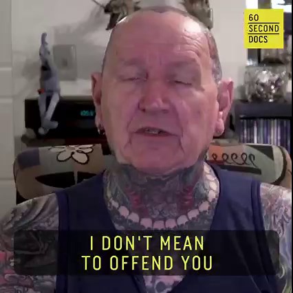 Meet the world's most tattooed seniors. #tattoo #tattoos #tattooartist #seniors #cool #reelsvideo | 60 Second Docs Presents