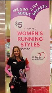 The team at The Athletes Foot Coffs Harbour give a fit about breasts! Up until 2nd September, The Athlete's Foot will be donating $5 from all women's running styles to the McGrath Foundation. If you were thinking of updating your running shoes (or investing in your first pair) why not head into Park Beach Plaza today to show your support for this great cause? | Park Beach Plaza | Facebook