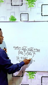 2.8K views · 147 reactions | Simplification of surds. #mathstutoring #maths #mathstutor #mathstuition #mathschallenge | Maths with Esomnofu. | Facebook