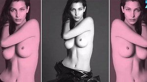 Topmodel Bella Hadid nackt in der Vogue