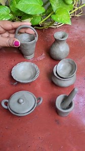 65K views · 3.3K reactions | Making Mini Clay Cooking Utensils #fbreels #clayart #claypot #minikitchen #fbreelsvideo | Mousumi Das | Facebook