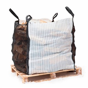 [Hot Item] Stackable Polypropylene Jumbo Big Firewood Ventilate Bulk Bag with Lifting Loops