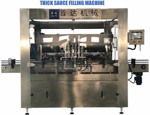 [Hot Item] Automatic Honey Fruit Juice Soap Detergent Paste 4 Heads Bottle Filling Machine Line with Cheap Price